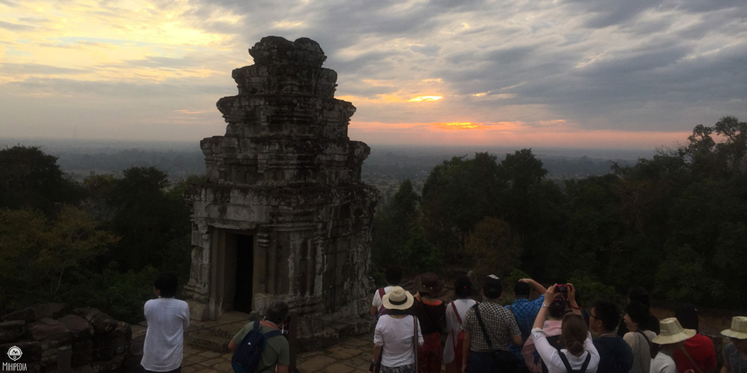 The Past and Present. Siem Reap Cambodia