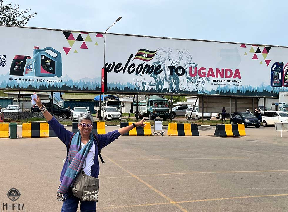 Arrival moment in Uganda