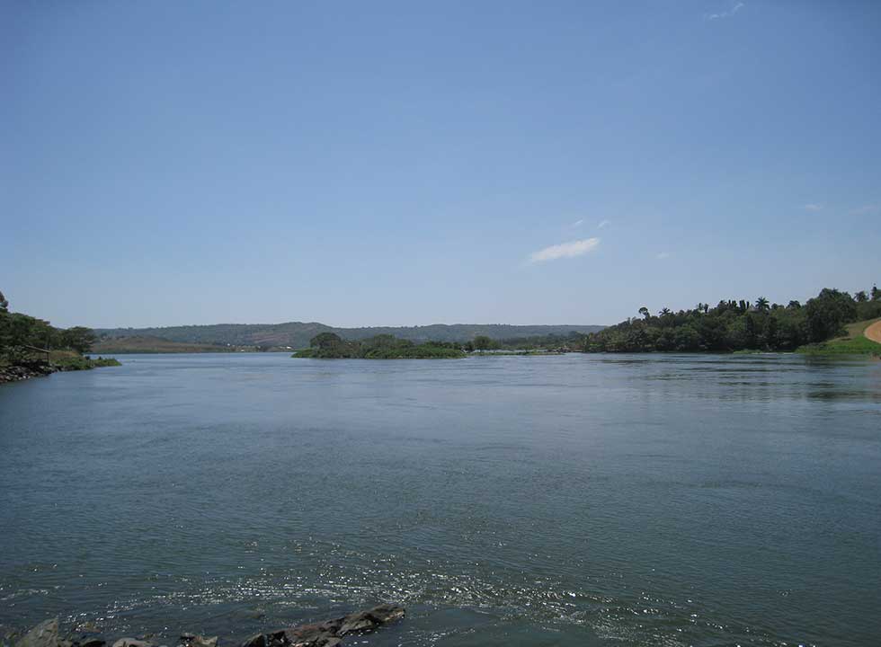 Scenic view of Lake Victoria in Uganda